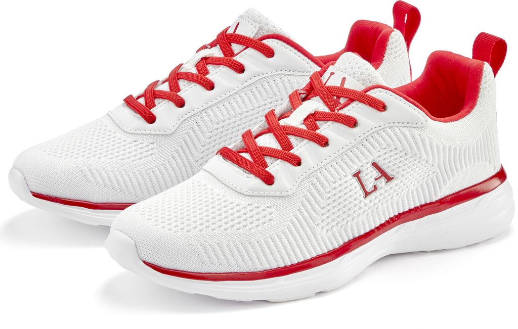 LASCANA Sneaker weiß/rot Größe 35