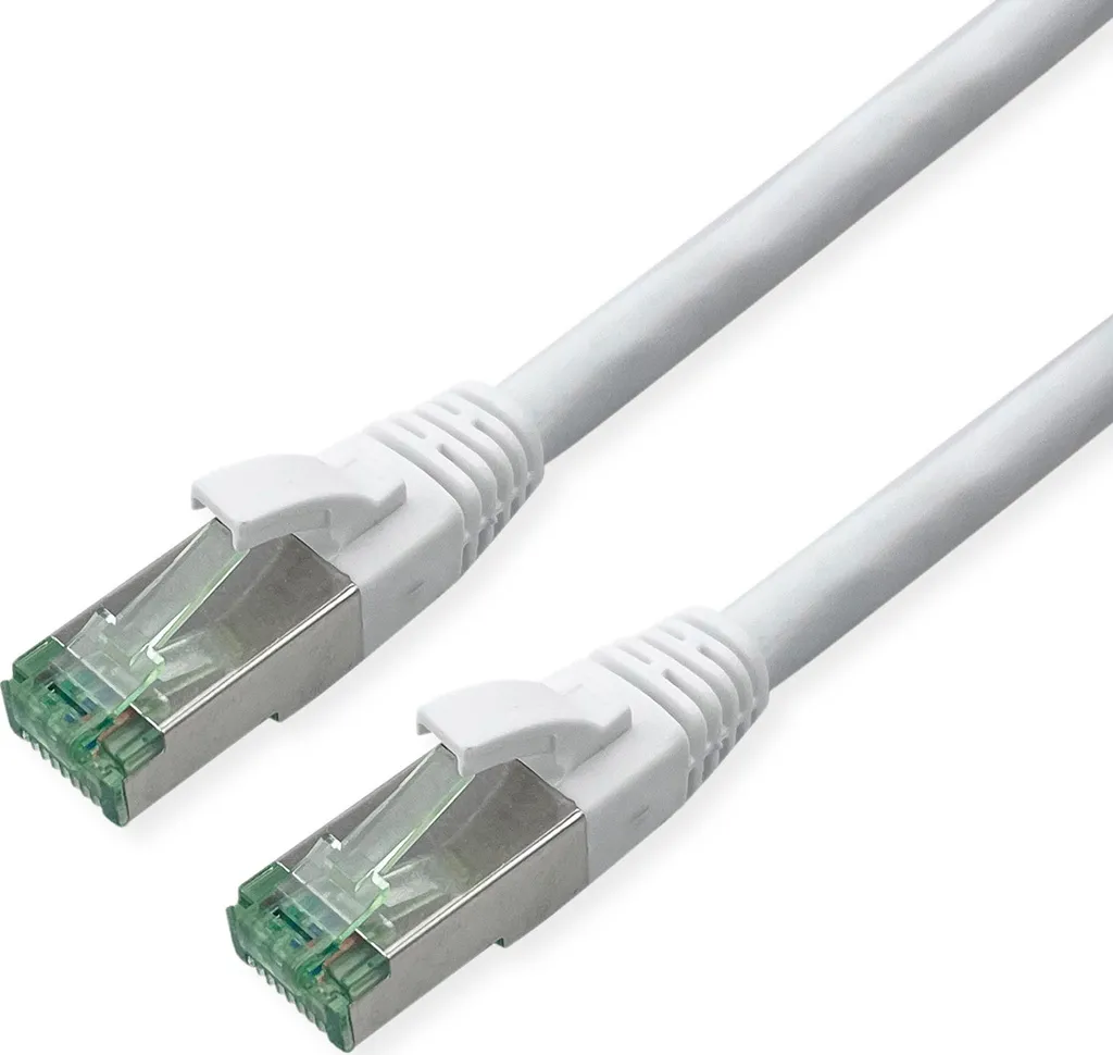 Cavo Ethernet 30cm ROLINE RM Cat.6A S/FTP Bianco | Ordina il tuo Rack