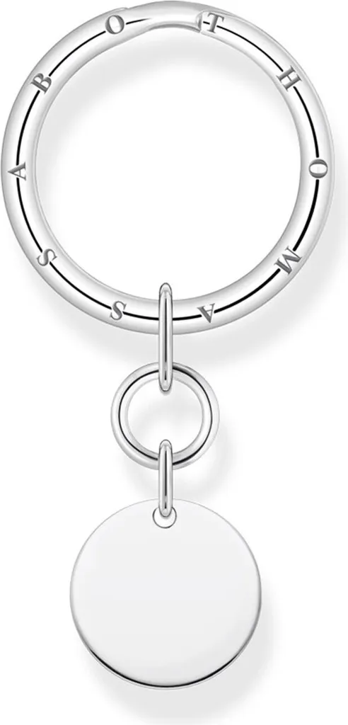 Porte-clés Thomas Sabo Argent Noirci : L'Accessoire Chic pour Clés