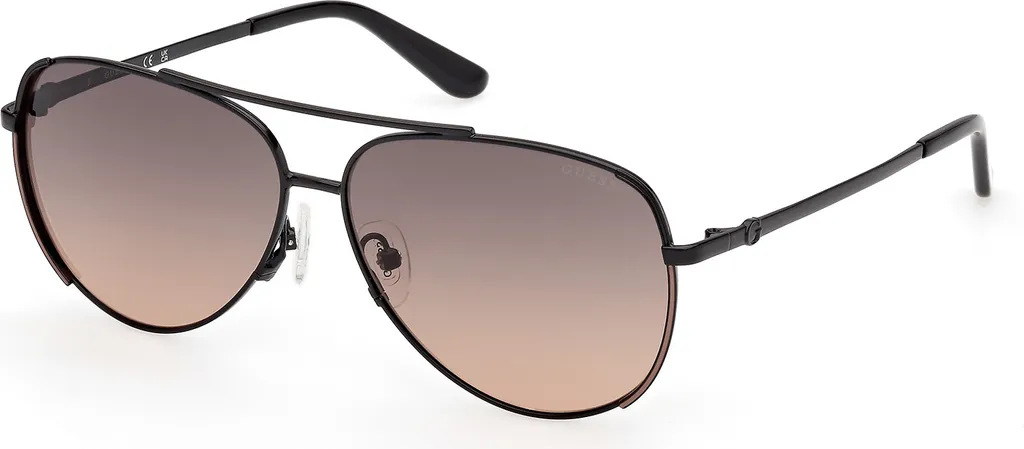 Guess GU00193 Lunettes de Soleil Noir pour Femmes Style Carré Taille Unique
