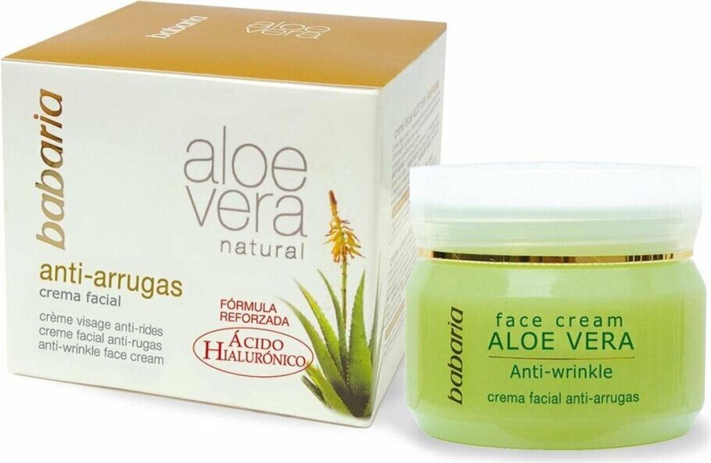 Babaria Natural Anti Wrinkle Face Cream Aloe Vera 50ml Produktbild 