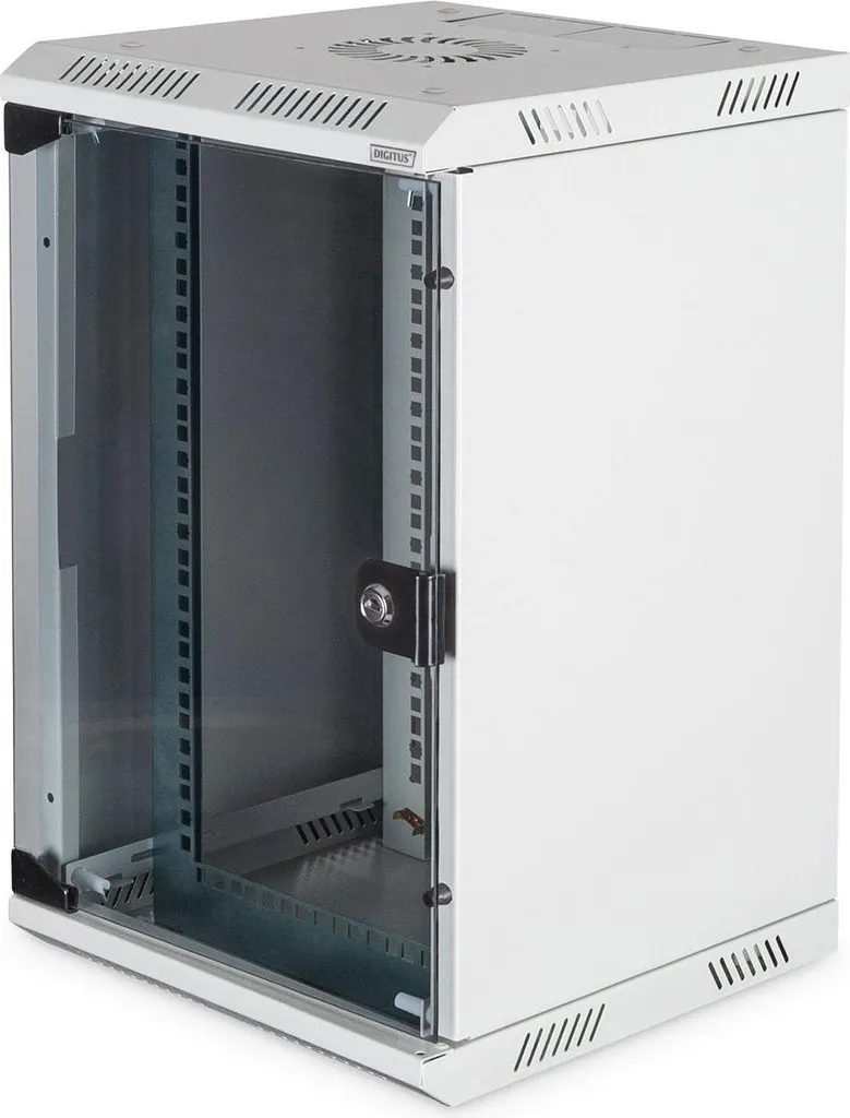Coffret Réseau Combiné 10" et 19" avec Porte en Verre Sécurisé DIGITUS
