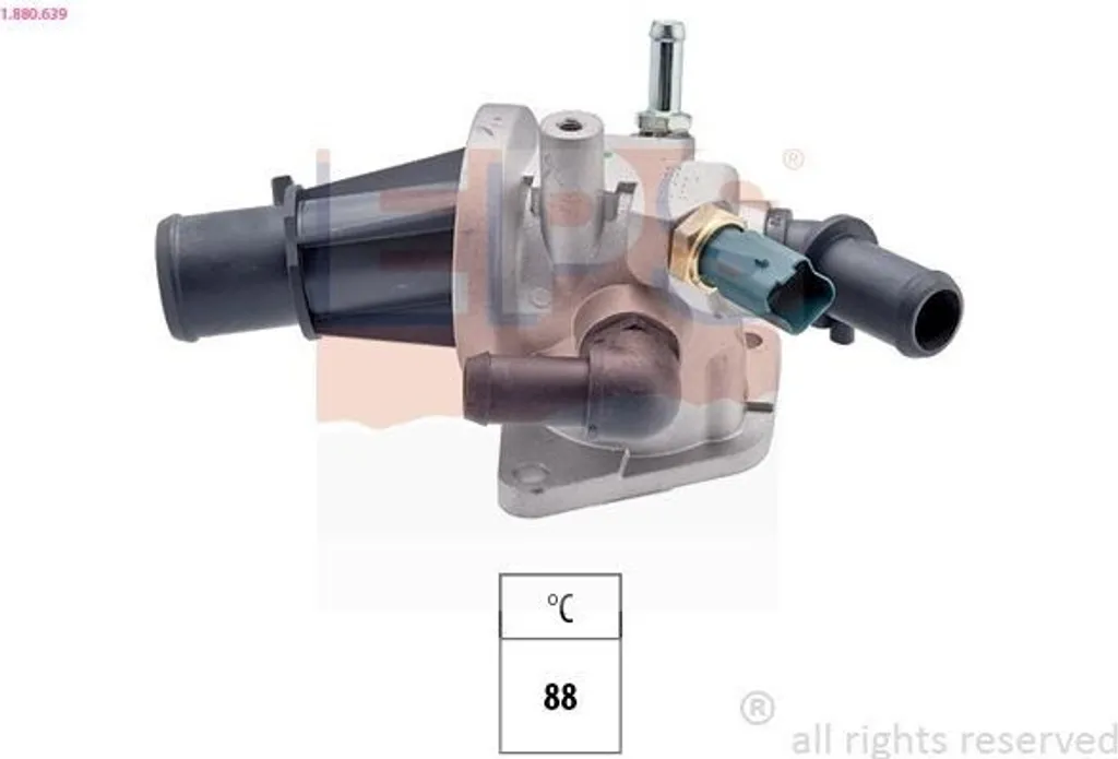 Solution surchauffe moteur : Thermostat 88°C pour Opel Corsa et Agila