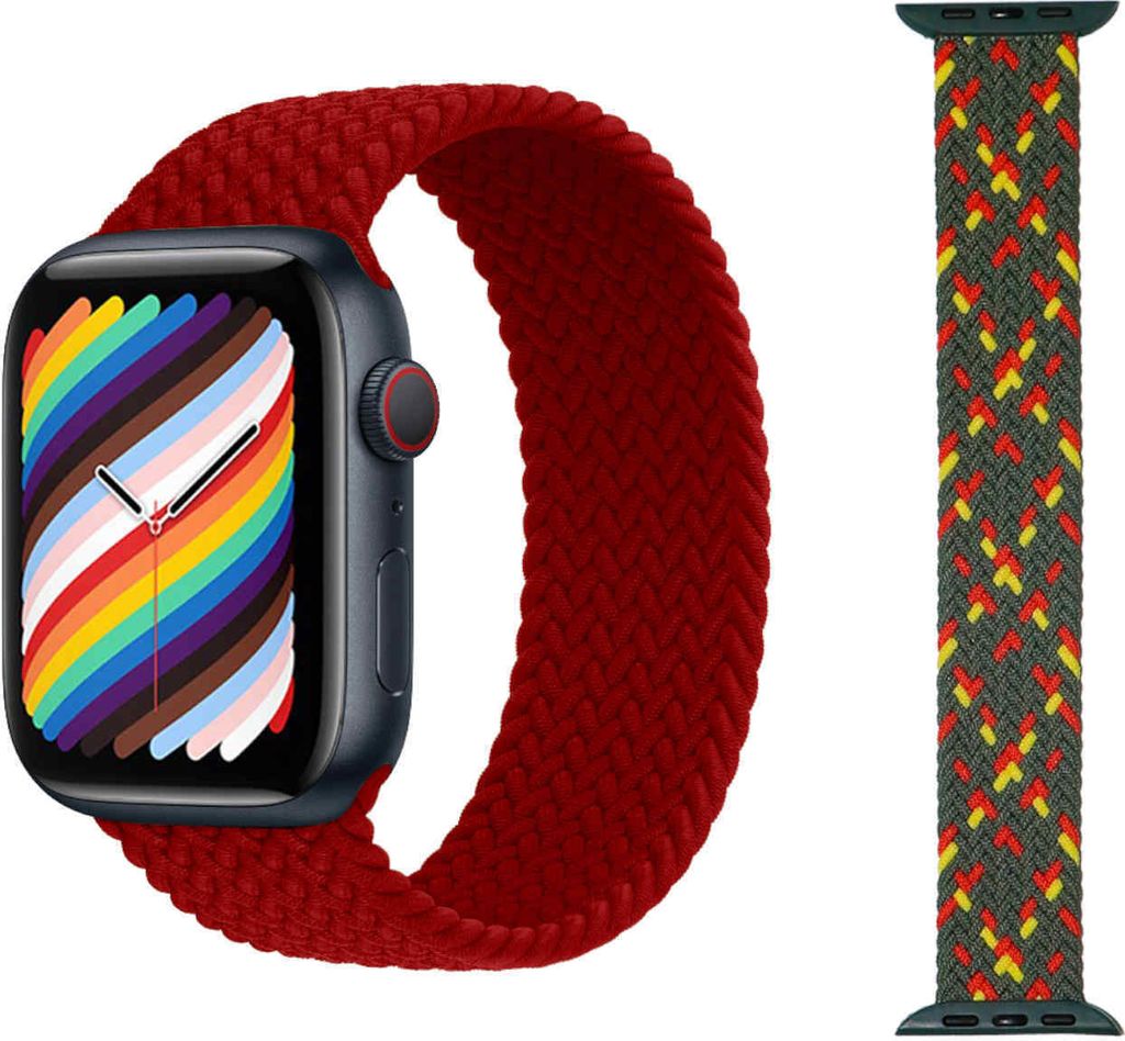 Für Apple Watch Series 10 42mm / 9 8 7 41 / 6 SE 5 4 40 / 3 2 1 38mm Uhr Nylon Armband Ersatz