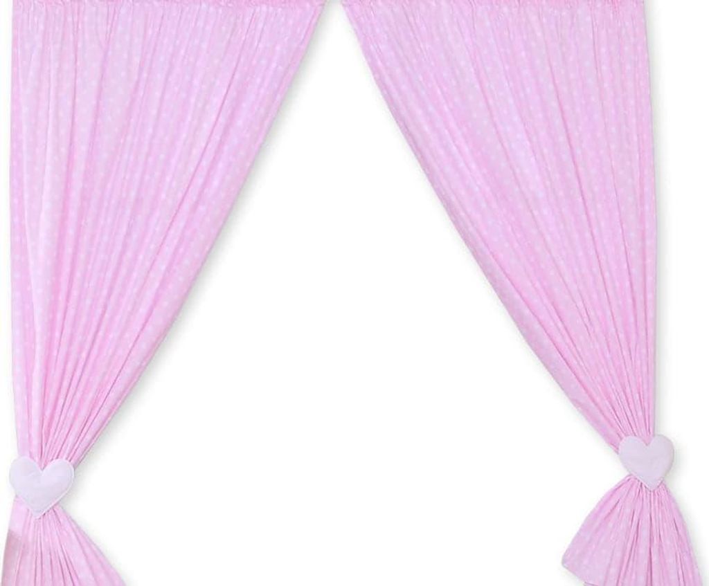 Vorhänge für Babyzimmer – Kindervorhänge – 100 % Baumwolle, leicht waschbar