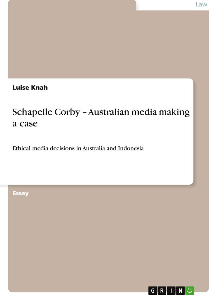 Schapelle Corby - Australian media making a case