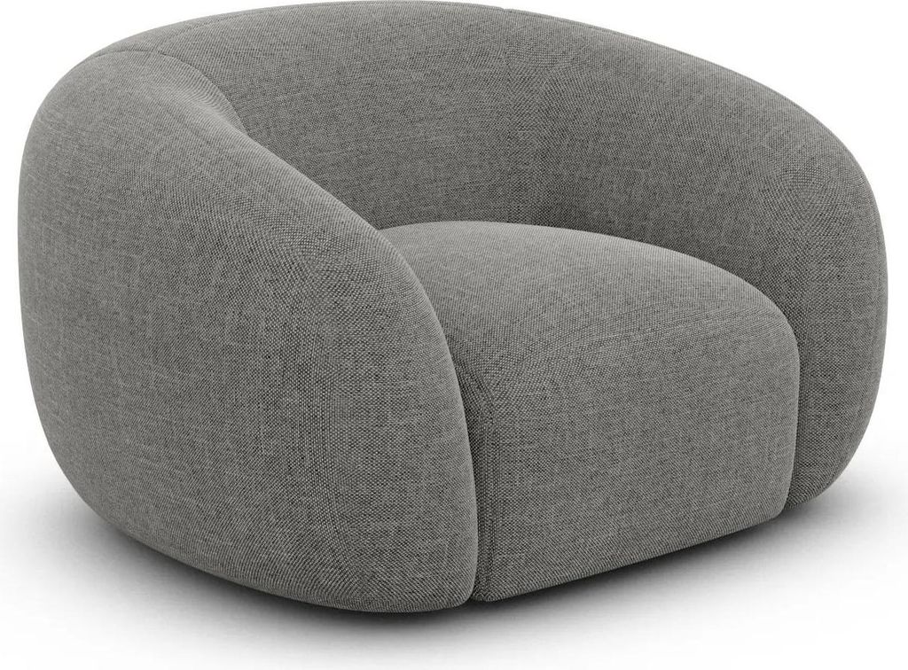 Strukturstoff Sessel Gaia Grau