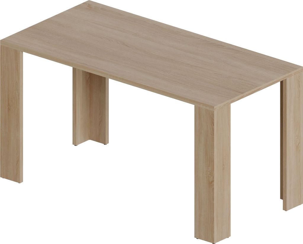 POKAR Esszimmertisch, Esstisch, Küchentisch, Schreibtisch, Größe:120x80, Color:Eichen Sonoma
