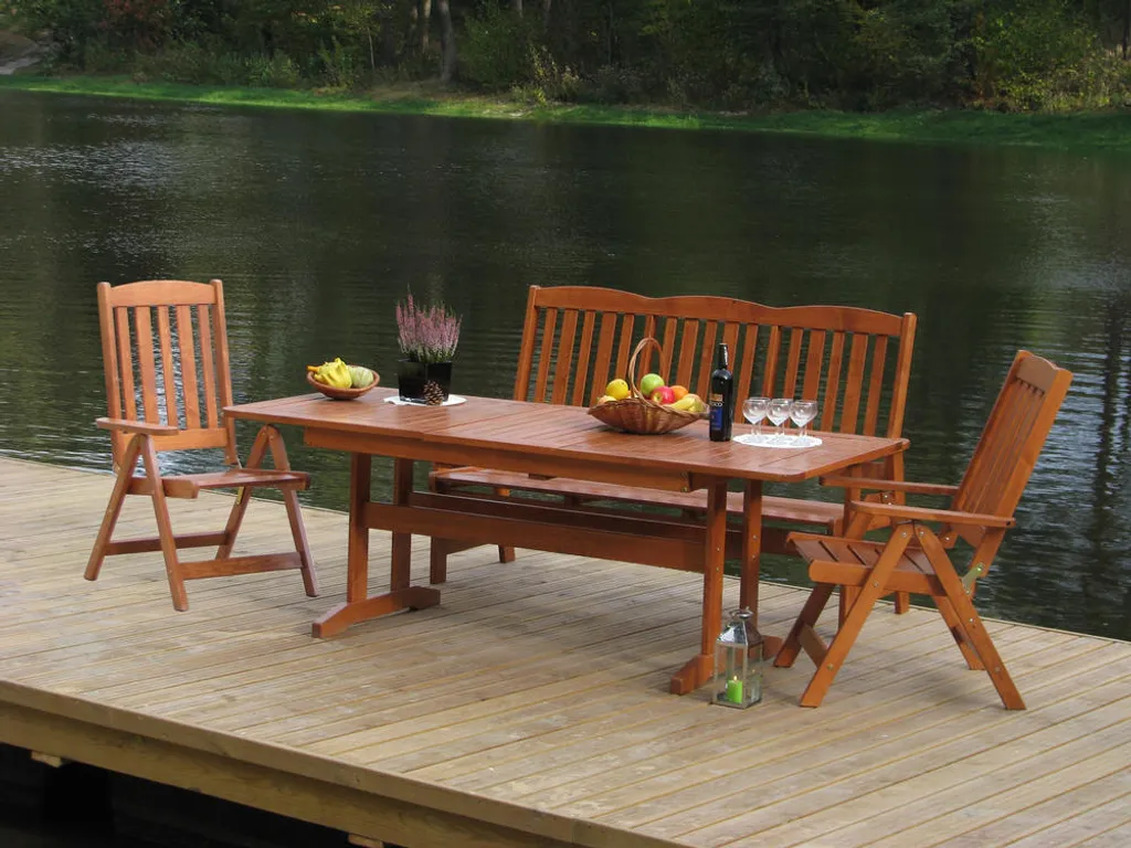 Table de jardin LUISA extensible pour optimiser l'espace de terrasse - 9