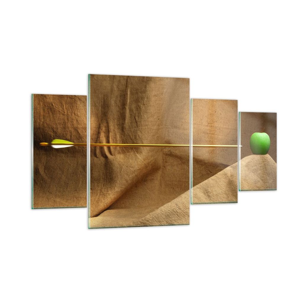 Bilder auf glas - Pfeile Holz Schießen Wettbewerbe - 160x90cm - Glasbilder - Wandbilder - Kunstdruck - zum Aufhängen bereit - Wanddekoration aus ...