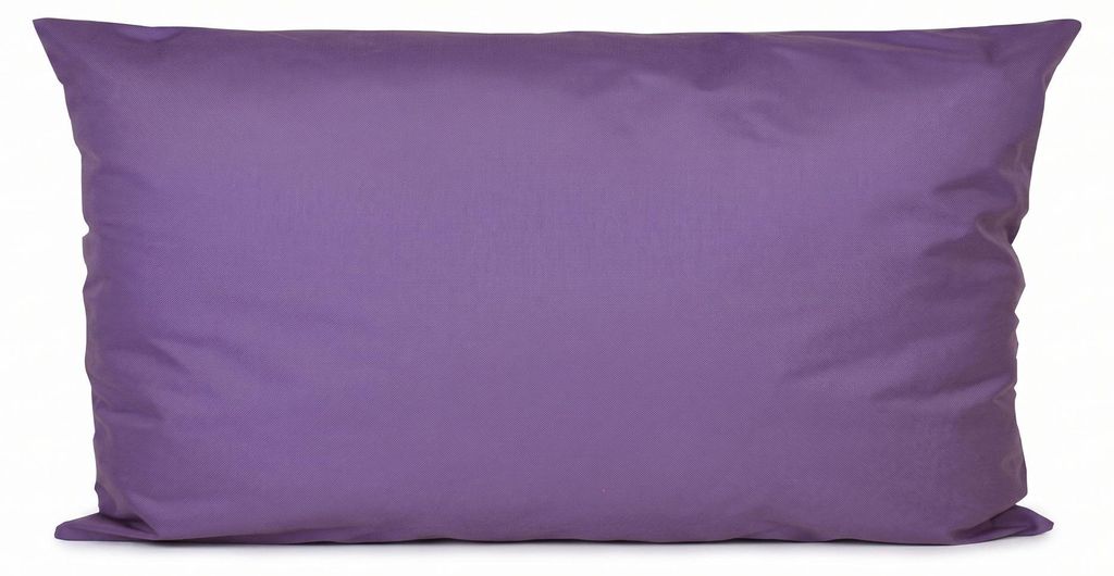 Outdoor Lounge Kissen 30x50cm Dekokissen inkl. Füllung Wasserfest Lotus Effekt, Farbe:Lila