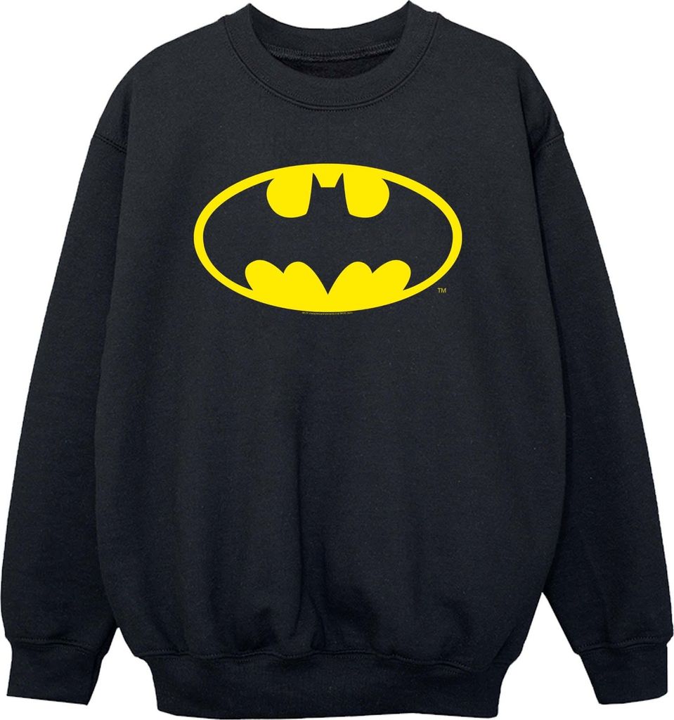 Batman - Sweatshirt für Jungen BI673 (116) (Schwarz) Produktbild 