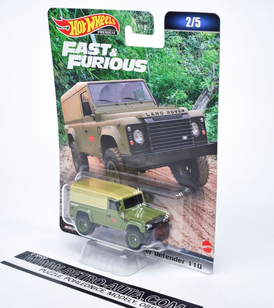 Hot Wheels HNW46-HKD26 Land Rover Defender 110 vert mat - Image du produit 