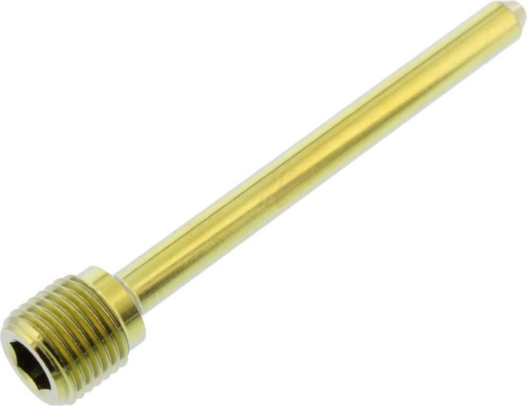 Gleitstift Bremsklotz JMP Bolt Titan gold für Suzuki GSX FA F / R , Kawasaki Z ABS GSR 600 / 650 / 750 / 1000 / 1200 / 1250 / 1300 / 1400 / 1700 /...