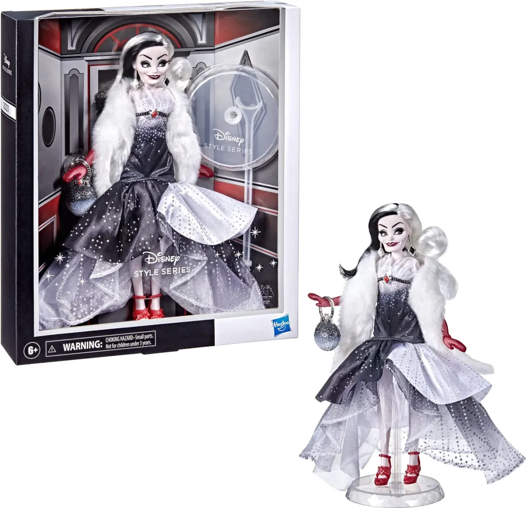 Hasbro Disney Villains Style Series Cruella De Vil - Poupée de Collection
