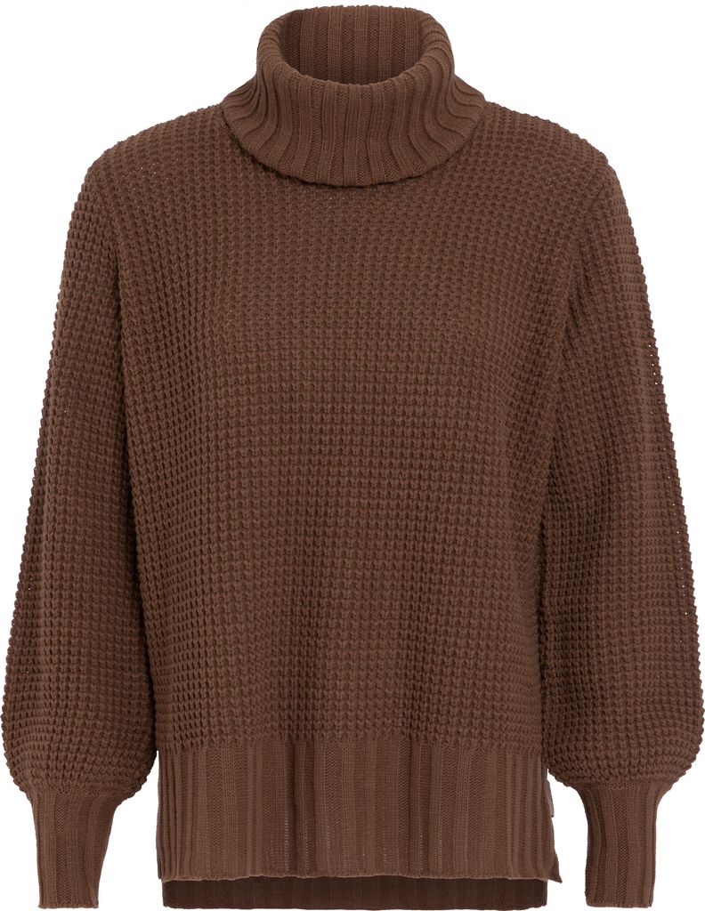 Knit Factory Robin Rollkragen Strickpullover - Tobacco - 40/42