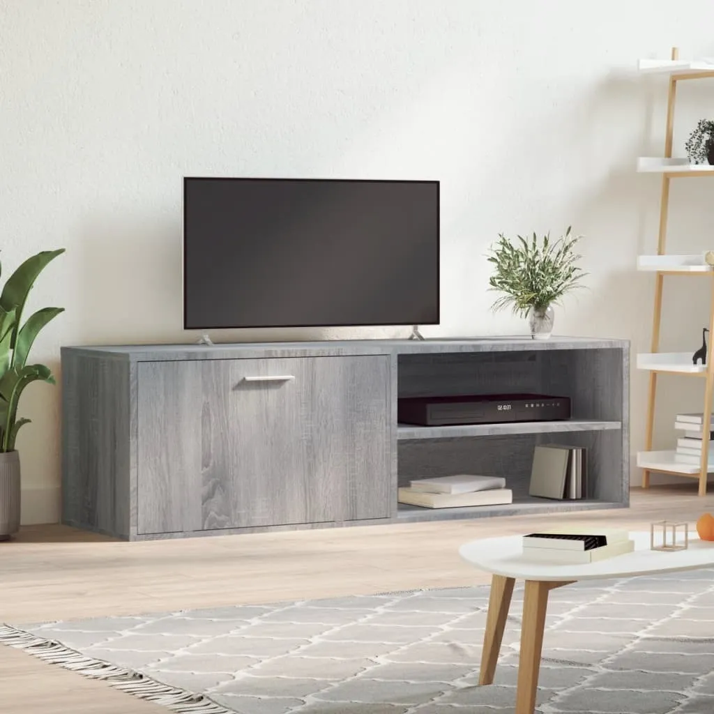 Base TV Maison Exclusive 120x34x37 Grigio Sonoma | Ottimo per Hi-Fi