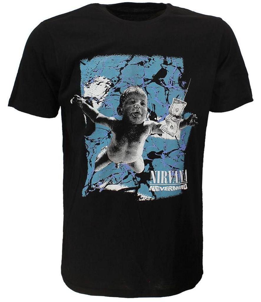 Nirvana Cracked Nevermind Cover T-Shirt – offizielles Merchandise - L