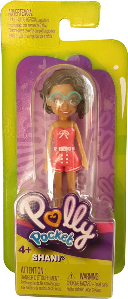 Mattel Polly Pocket Sammelpuppe SHANI im kurzen Hosenanzug GDK99