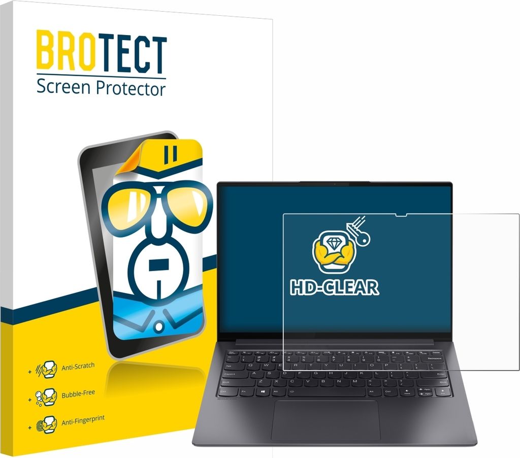 Für Lenovo Yoga Slim 7 Pro 14" Schutzfolie BROTECT Displayschutz Display Schutz Folie Klar Transparent