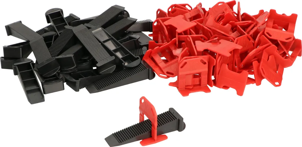 KOTARBAU Kit Livellamento Piastrelle 2mm: 50 Clip + 50 Cunei Professionali