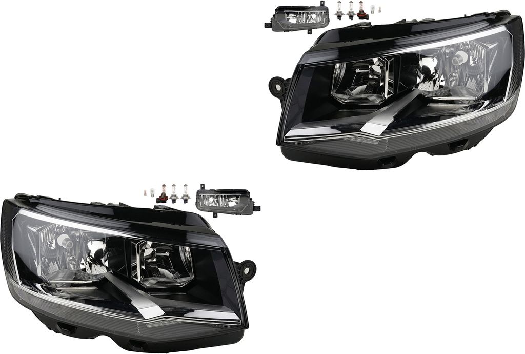 Johns, Scheinwerfer Osram Night Breaker Laser Satz passend für VW Transporter T6 Nebel 7E1941005 7E1941005A 7E1941005D 7E1941005E 7E1941005F 7E194100