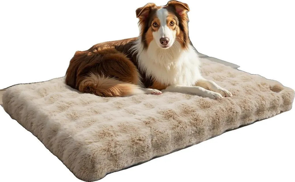 Cuccia per cani, ultramorbida, sfoderabile, cachi, 2XL - 1