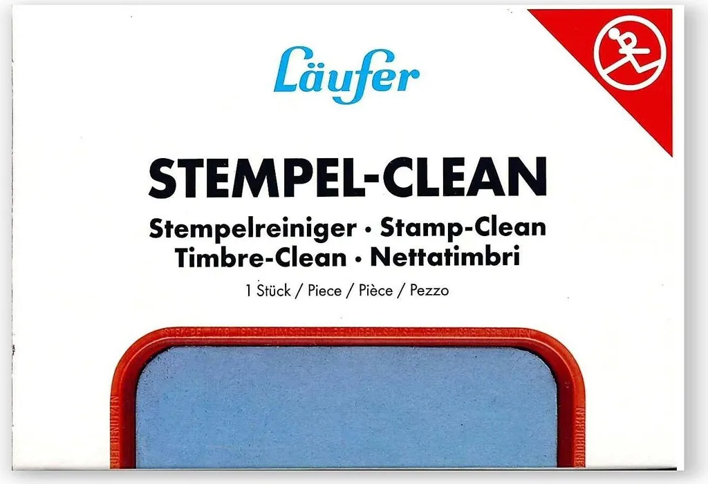 Nettoyeur de Tampon Läufer CLEAN en Récipient Plastique Haute Qualité