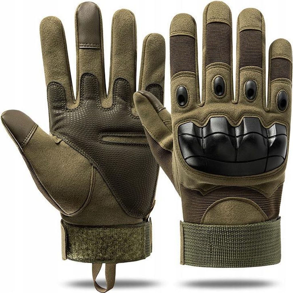 MILITÄR Schießhandschuhe MOTORRAD MTB Taktisch SCHUTZ Grün