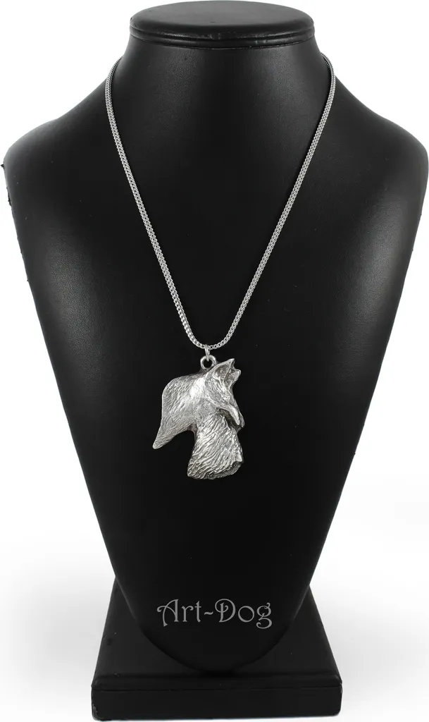 Idea Regalo Collana Scottish Terrier: Catena Argento Art-Dog Inclusa