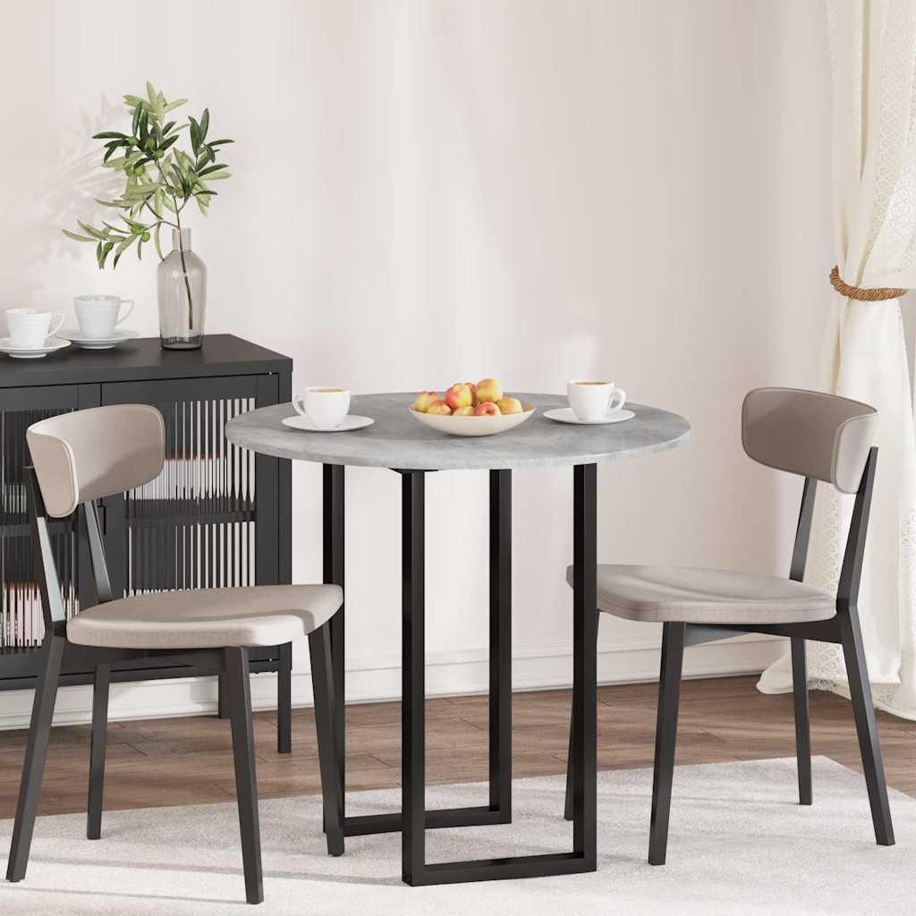 Maison Exclusive - Tischplatte Betongrau 80 x 80 x 1,5 cm Holzwerkstoff