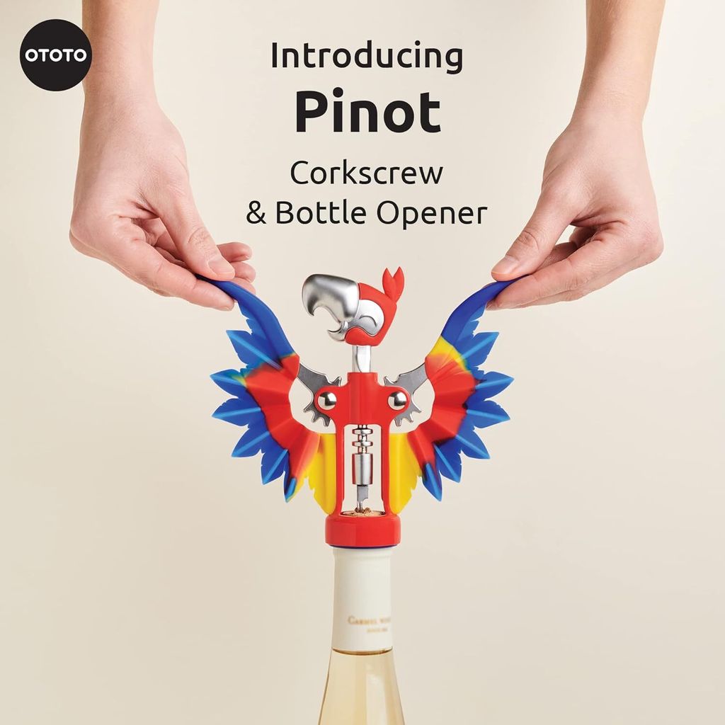 Pinot Weinflaschenöffner - Weinöffner Flügel Korkenzieher Produktbild 2