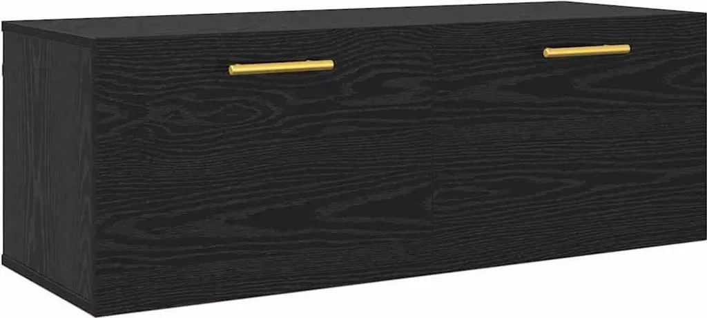 Armadietto Professionale SYFAX™ Rovere Nero 100cm - Office Decor