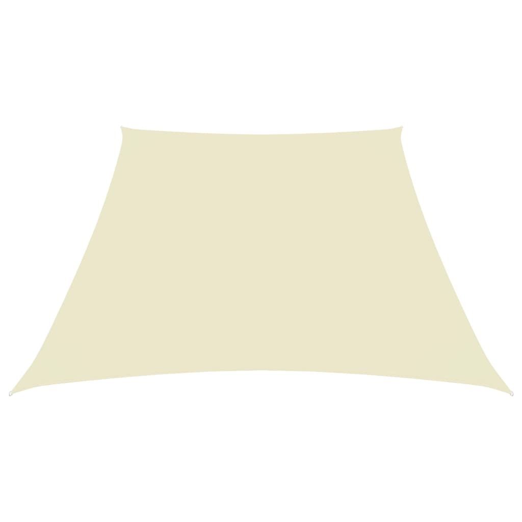 vidaXL Voile d'ombrage Oxford trapézoïdal 2/4x3 m blanc Image du produit 