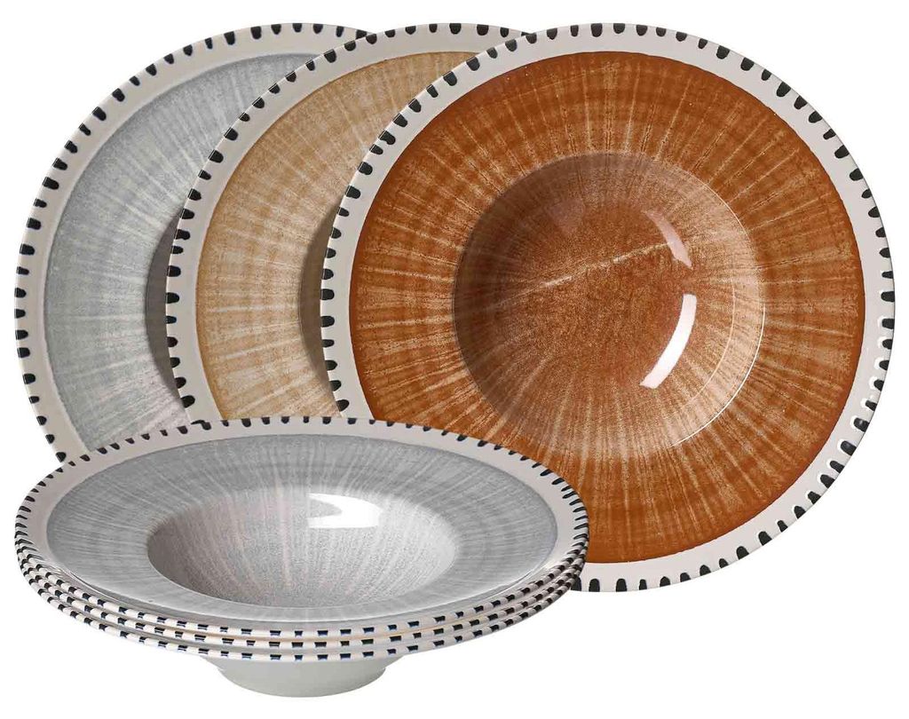 Ritzenhoff & Breker Natura Gourmetteller ø 28 cm 6er Set - Mix