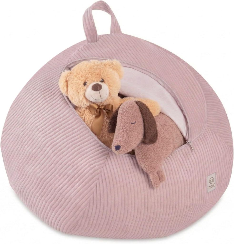 MISIOO Kinder Sitzsack Bezug für Kuscheltiere – Spielzeug Produktbild 