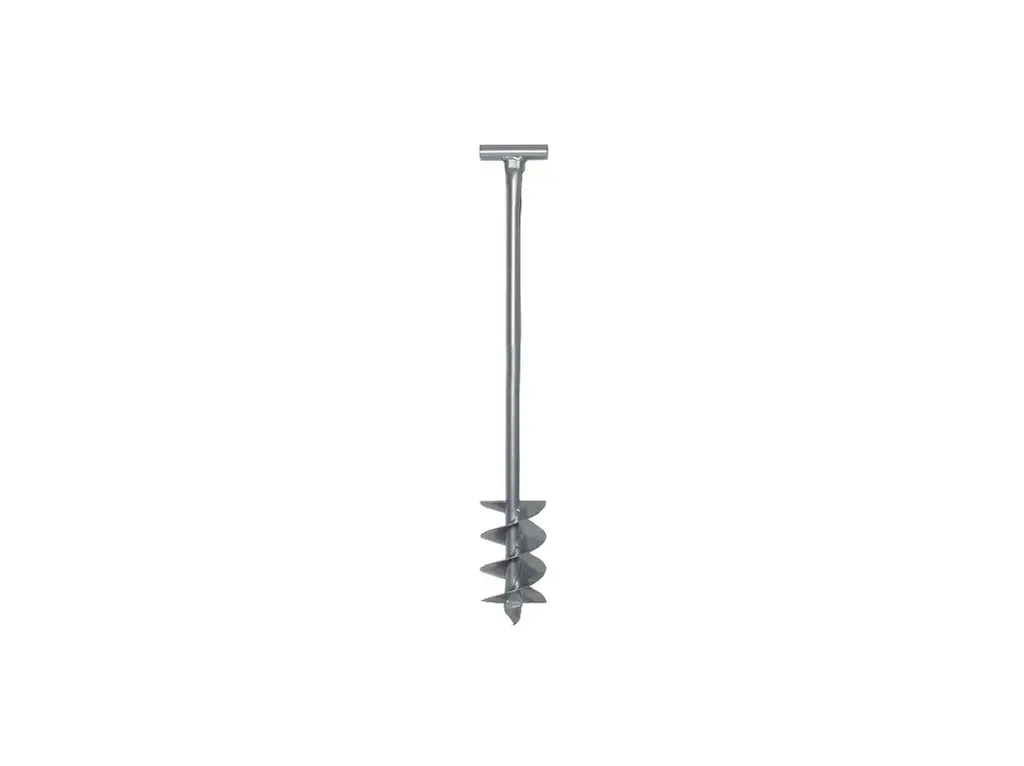 Mèche de tarière 200 mm à double spire pour trous de poteaux et clôtures