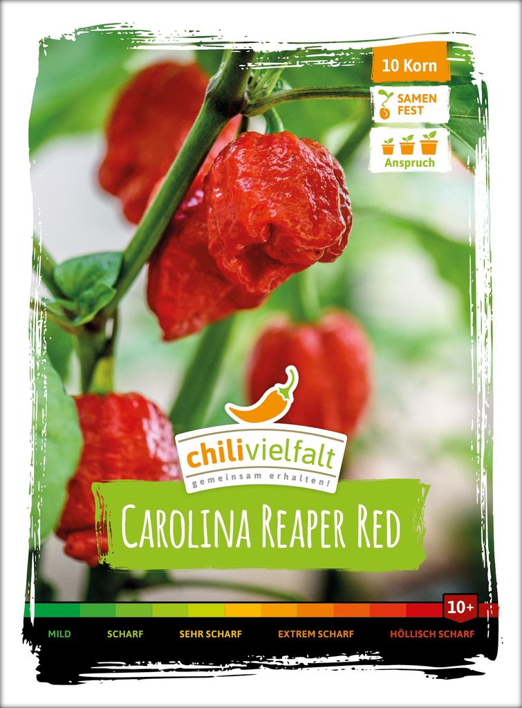 Chili Carolina Reaper Red | Chilisamen von Chilivielfalt, Produktbild 