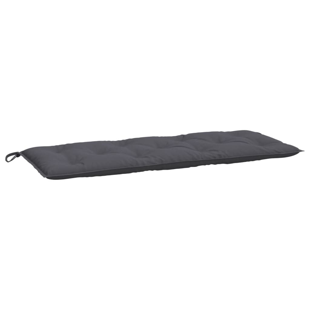 Poduška na zahradní lavici antracitová 120x50x7 cm látka Obrázek produktu 