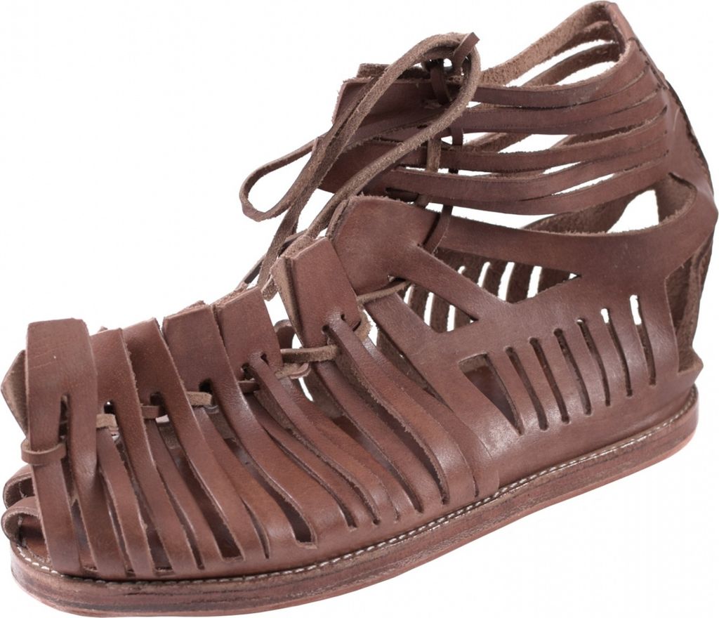 Römische Sandalen, Caligae, braun : 42 Größe: 42