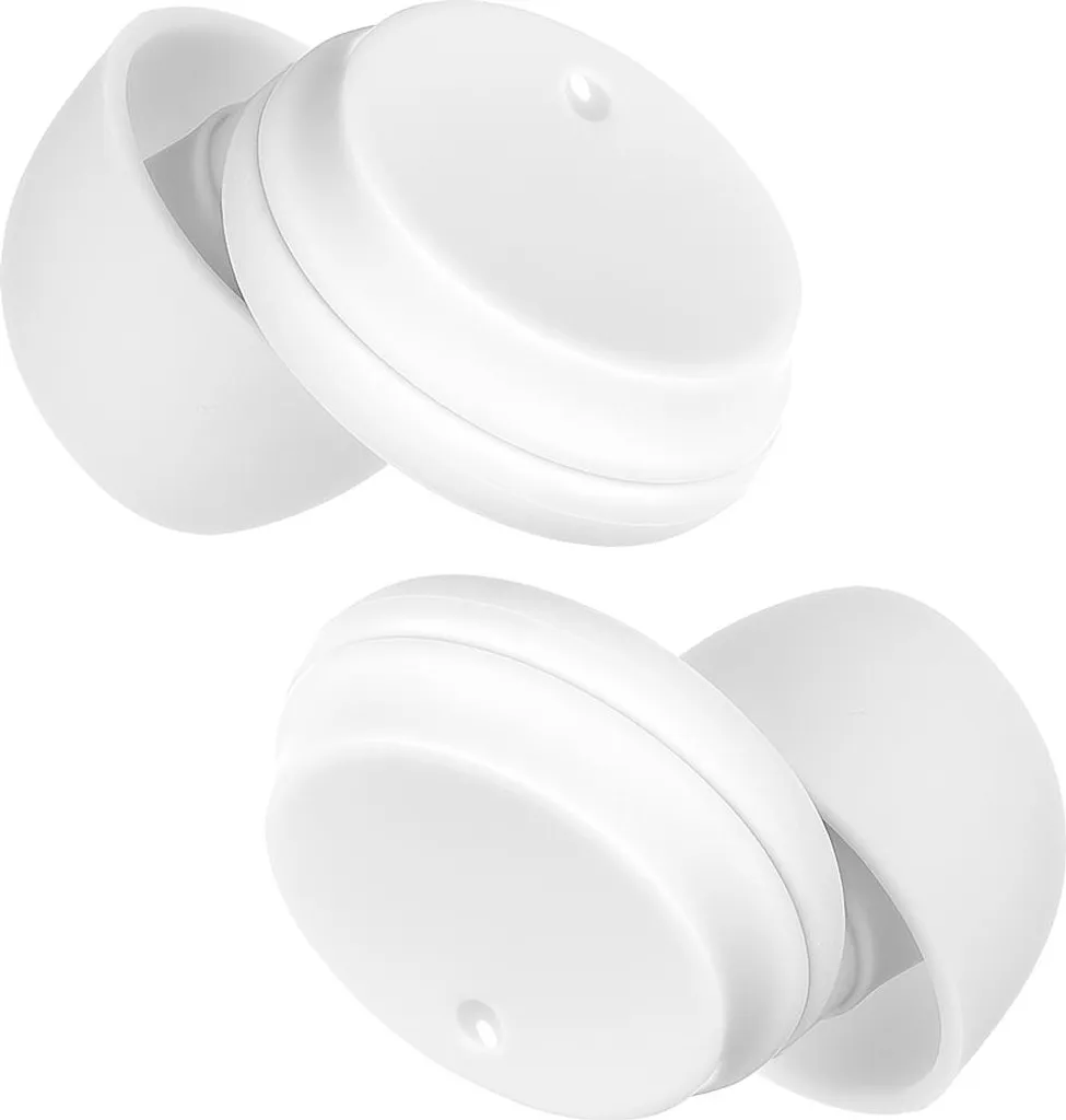 Bouchons d'oreille blancs ZAT_35 pour concentration et sommeil profond