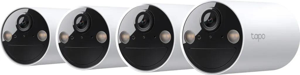 TP-Link Tapo C410 Caméra Extérieure : 4-pack sans fil pour maison sûre