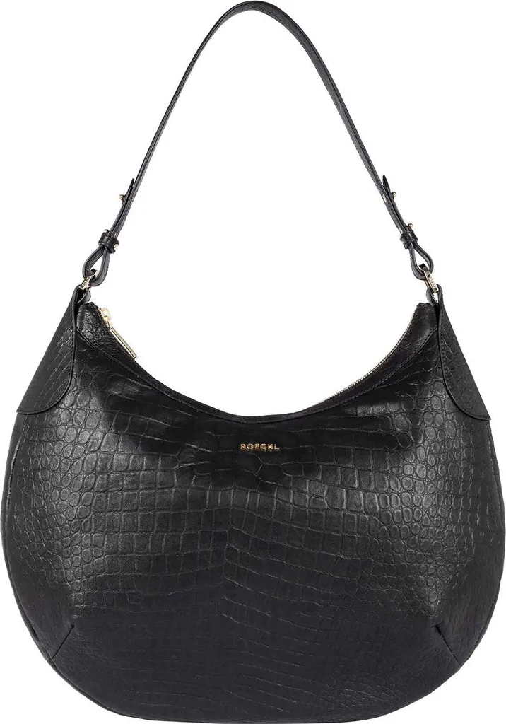 Sac épaule cuir noir ROECKL Liberty idéal pour vos sorties et soirées
