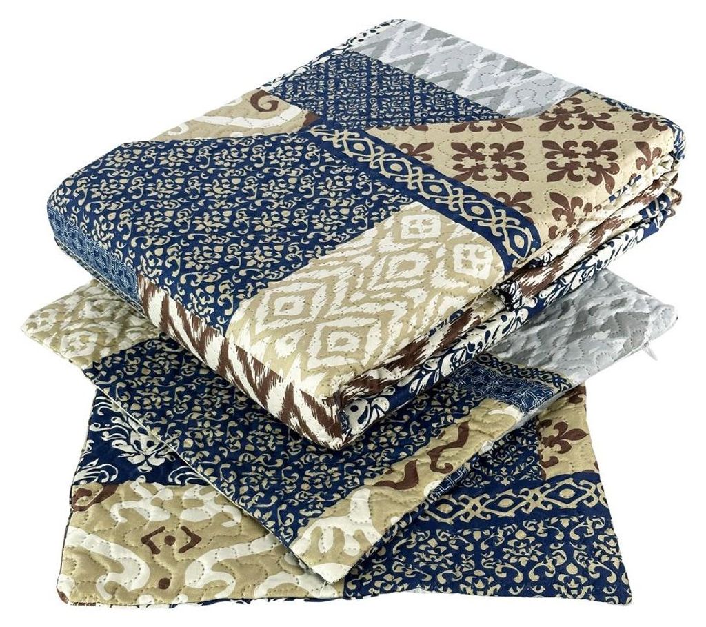 Přehoz na postel 220x240 + 2x 40x40cm - Tavira patchwork Obrázek produktu 