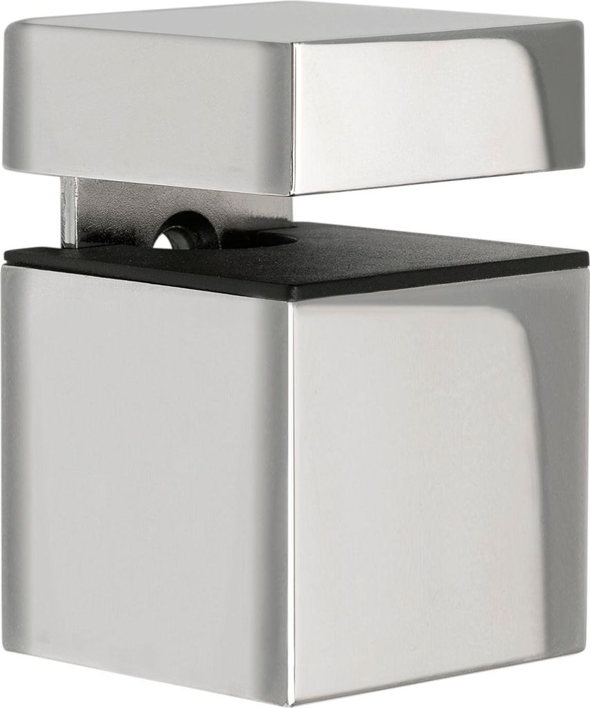 Tablarklemmträger Glasbodenträger Jonas 46x31x31mm Zinkdruckguss verchromt