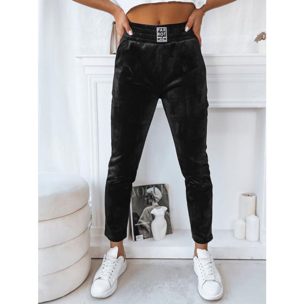 Damen-Sweatpants BRENDA schwarz XXL