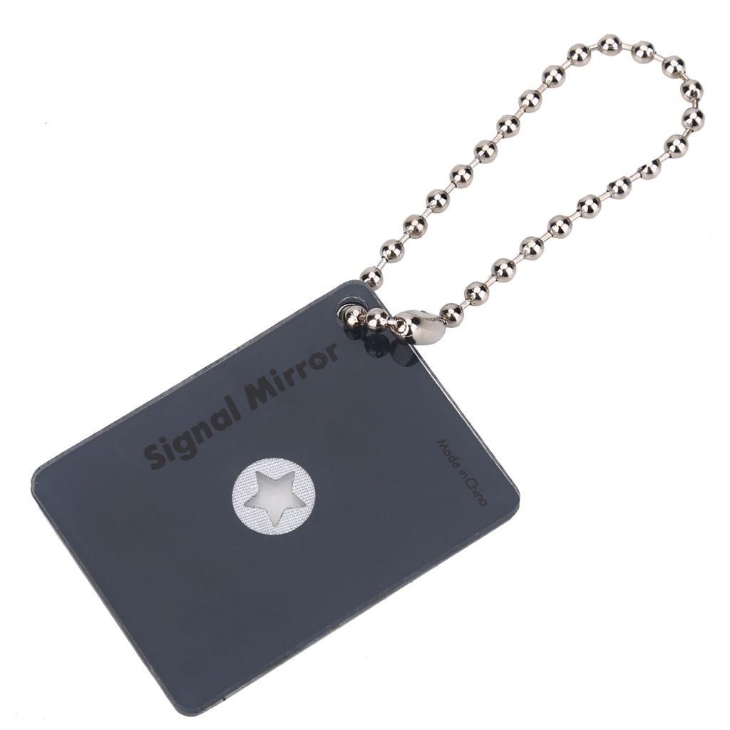 Outdoor Multifunktionale Überleben Notfall Rettung Reflektierende Signal Star Flash Mirror Werkzeug