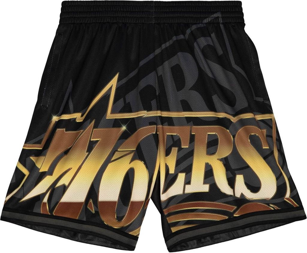 M&N Big Face 4.0 Fashion Shorts Philadelphia 76ers - S
