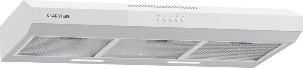 Klarstein Contempo 90 Unterbau-Dunstabzugshaube - 90-cm-Dunstabzugshaube Unterbau, 200 m³/h Absaugleistung, LED-Beleuchtung, Aluminium-Fettfilter,...