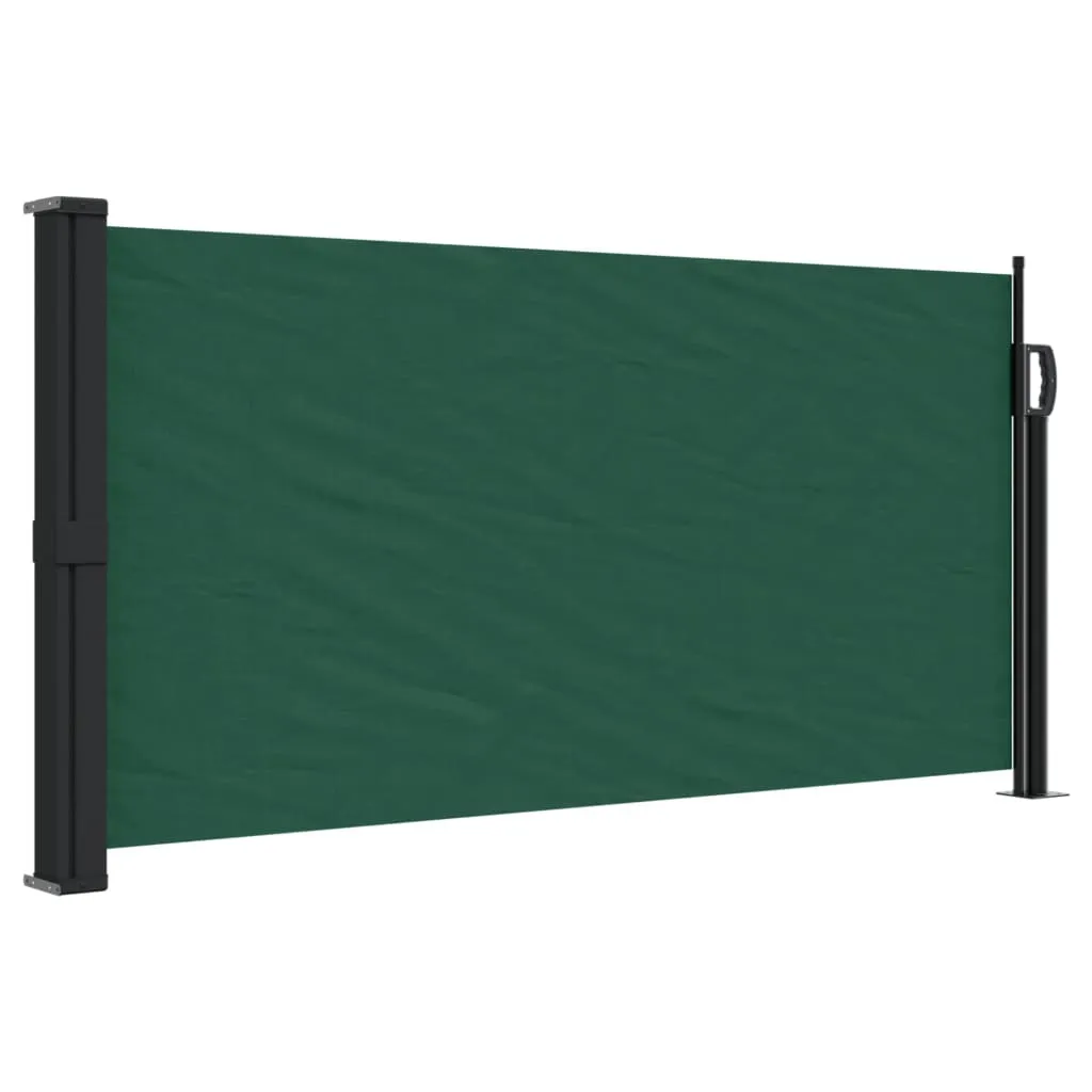 Stop vent et vis-à-vis : Store latéral extensible Vert foncé 100x500